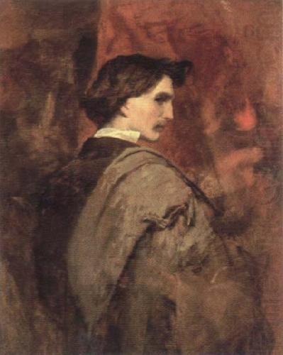 self portrait, Anselm Feuerbach